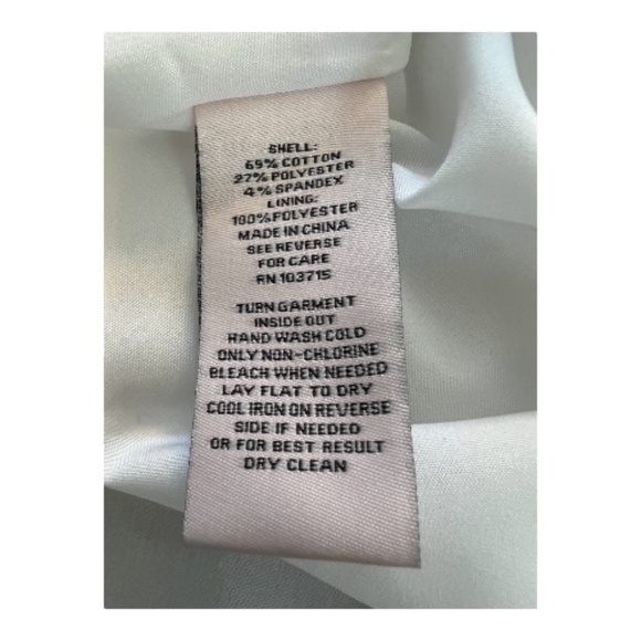 ๐ ๐คโจ NWOT NANETTE LEPORE White Sleeveless Ruched Midi Dress | Sz 8 - Picture 8 of 9